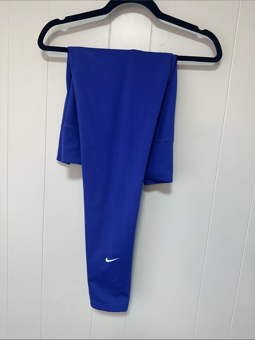 Nike Kids Royal Blue Athletic Leggings with White Swoosh